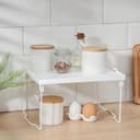 Подставка на металлических ножках «Лофт», 29.5×26×17.2 см, белая