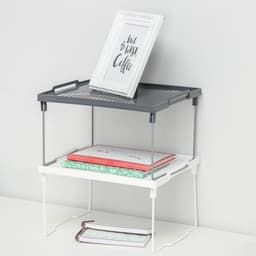 Подставка на металлических ножках «Лофт», 29.5×26×17.2 см, белая