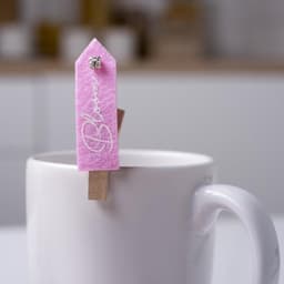 Набор декоративных прищепок Bloom, 4 шт., фетр/дерево