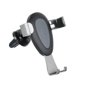 Держатель для телефона Cartage, самозажимной 6-9 см, чёрно-серый