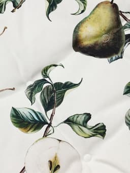 Подушка на стул «Этель. Груши», 42×42 см, белая