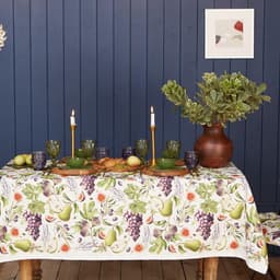 Скатерть «Этель. Фруктовый сад», 149×110 см, 100% хлопок, саржа 190 г/м²