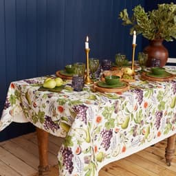 Скатерть «Этель. Фруктовый сад», 149×110 см, 100% хлопок, саржа 190 г/м²