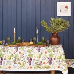 Скатерть «Этель. Фруктовый сад», 149×220 см, 100% хлопок, саржа 190 г/м²