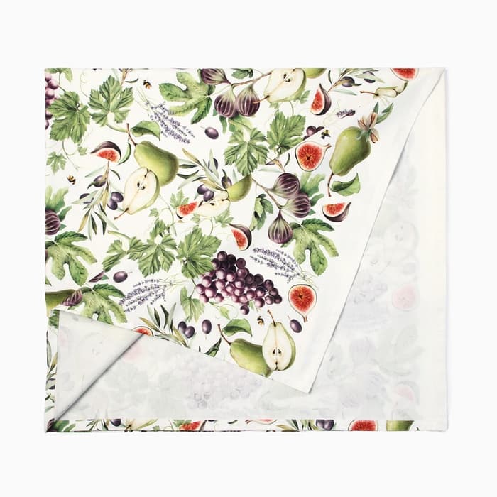 Скатерть «Этель. Фруктовый сад», 149×220 см, 100% хлопок, саржа 190 г/м²