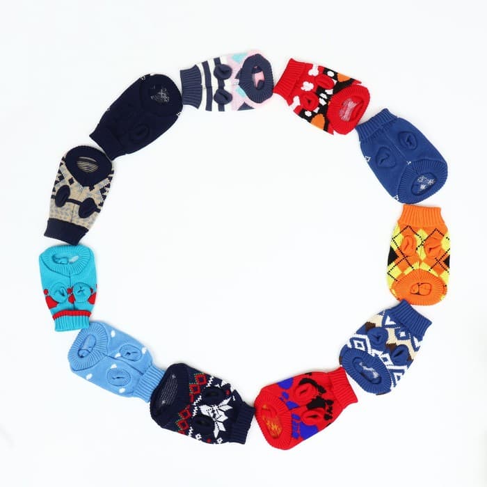 Свитер для животных, размер 6, 24-28 см, расцветка МИКС