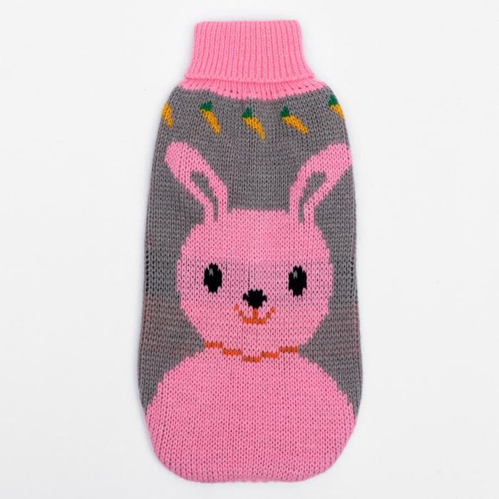 Свитер для животных, размер 10, ДС 30-45, ОШ 16-31, ОГ 30-45 см, расцветка МИКС