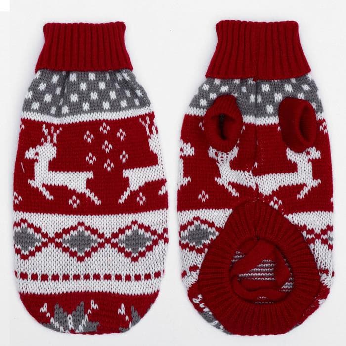 Свитер для животных, размер 10, ДС 30-45, ОШ 16-31, ОГ 30-45 см, расцветка МИКС