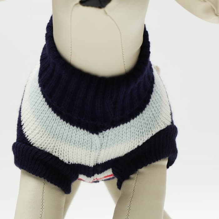 Свитер для животных, размер 10, ДС 30-45, ОШ 16-31, ОГ 30-45 см, расцветка МИКС