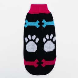 Свитер для животных, размер 12, ДС 36-51, ОШ 18-33, ОГ 32-47 см, расцветка МИКС