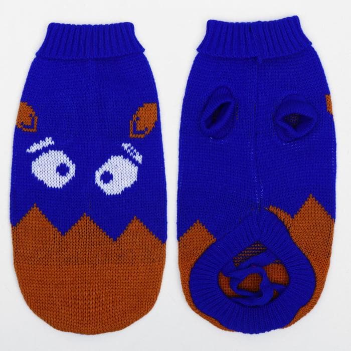 Свитер для животных, размер 12, ДС 36-51, ОШ 18-33, ОГ 32-47 см, расцветка МИКС