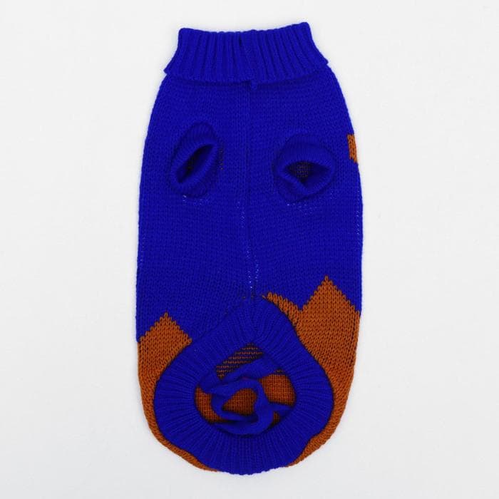 Свитер для животных, размер 12, ДС 36-51, ОШ 18-33, ОГ 32-47 см, расцветка МИКС