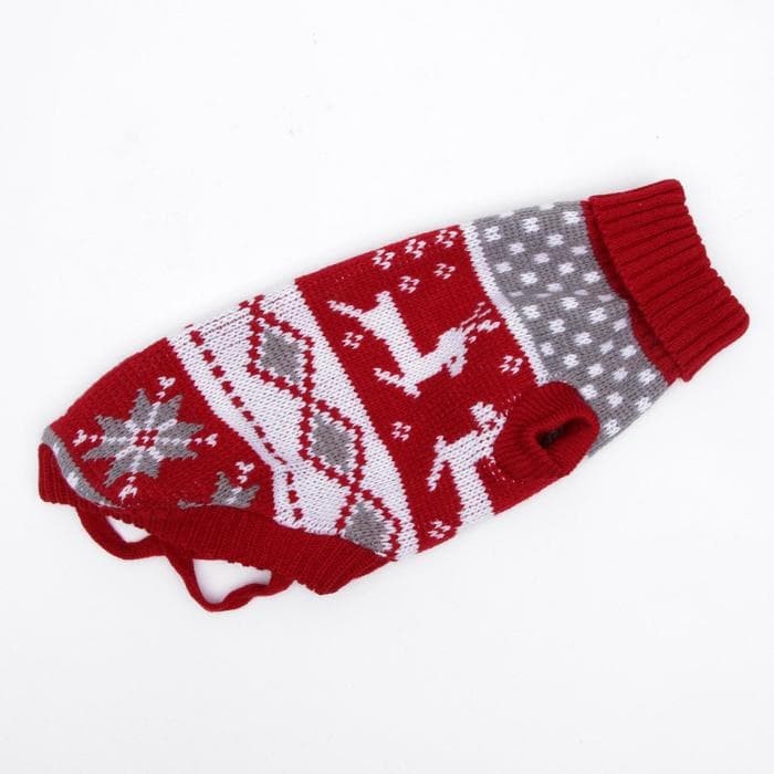 Свитер для животных, размер 12, ДС 36-51, ОШ 18-33, ОГ 32-47 см, расцветка МИКС