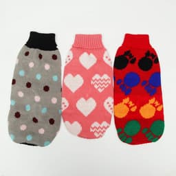 Свитер для животных, размер 12, ДС 36-51, ОШ 18-33, ОГ 32-47 см, расцветка МИКС