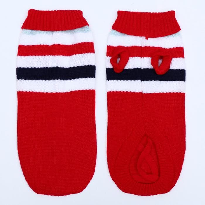 Свитер для животных, размер 14, ДС 40-55, ОШ 20-35, ОГ 36-51 см, расцветка МИКС