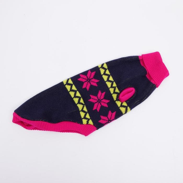 Свитер для животных, размер 14, ДС 40-55, ОШ 20-35, ОГ 36-51 см, расцветка МИКС