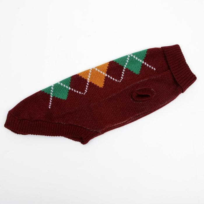 Свитер для животных, размер 14, ДС 40-55, ОШ 20-35, ОГ 36-51 см, расцветка МИКС