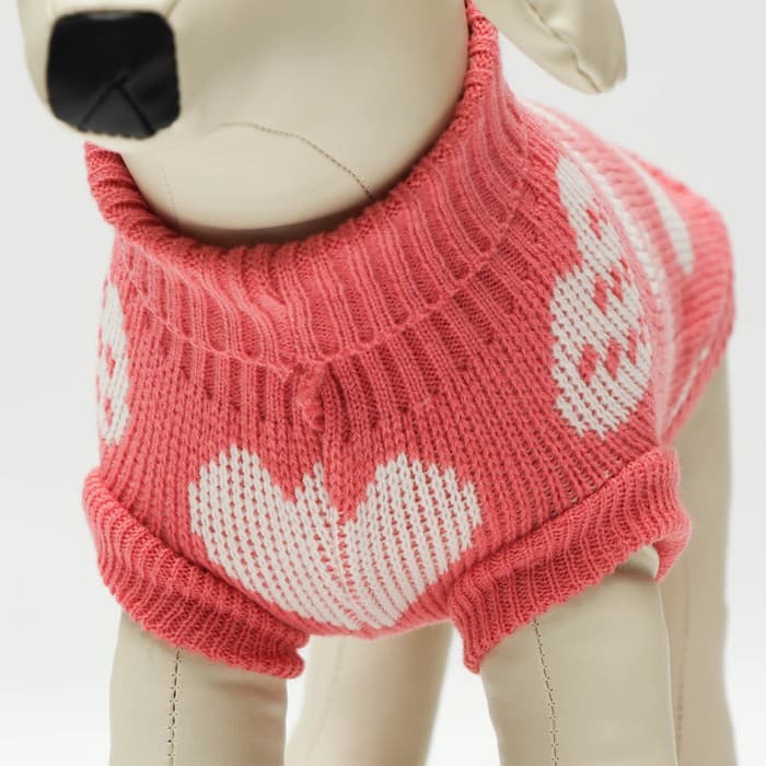 Свитер для животных, размер 14, ДС 40-55, ОШ 20-35, ОГ 36-51 см, расцветка МИКС