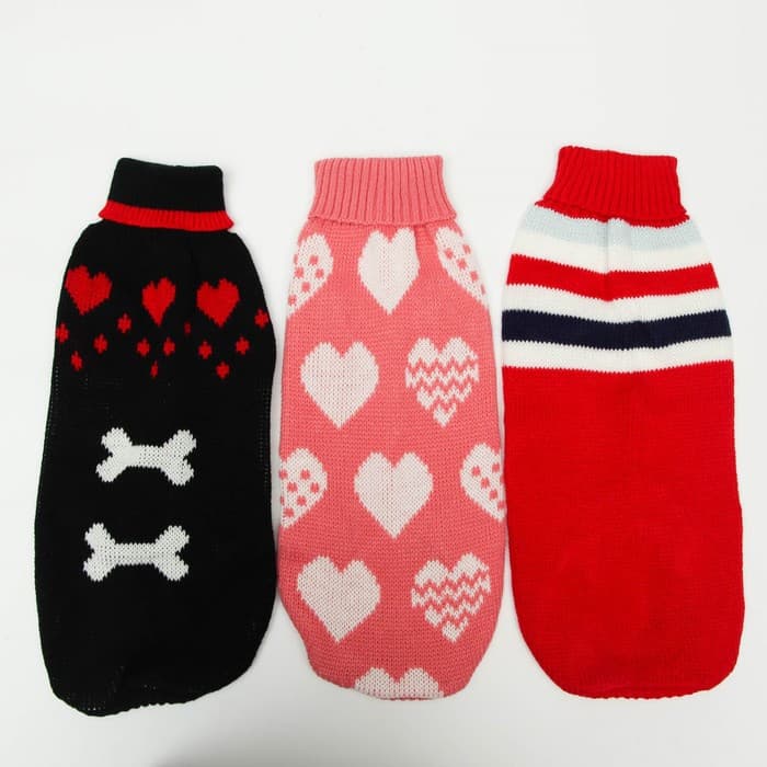 Свитер для животных, размер 14, ДС 40-55, ОШ 20-35, ОГ 36-51 см, расцветка МИКС