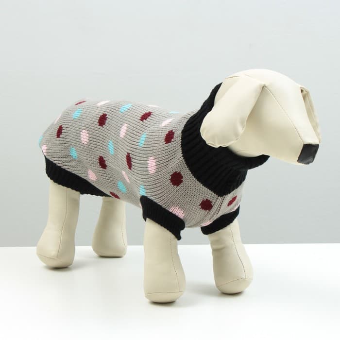 Свитер для животных, размер 16, ДС 45-60, ОШ 20-37, ОГ 37-52 см, расцветка МИКС