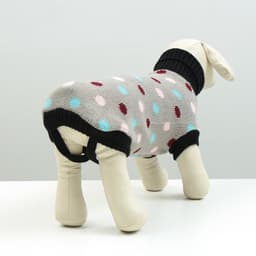 Свитер для животных, размер 16, ДС 45-60, ОШ 20-37, ОГ 37-52 см, расцветка МИКС