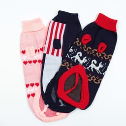 Свитер для животных, размер 18, ДС 50-65, ОШ 22-37, ОГ 38-53 см, расцветка МИКС