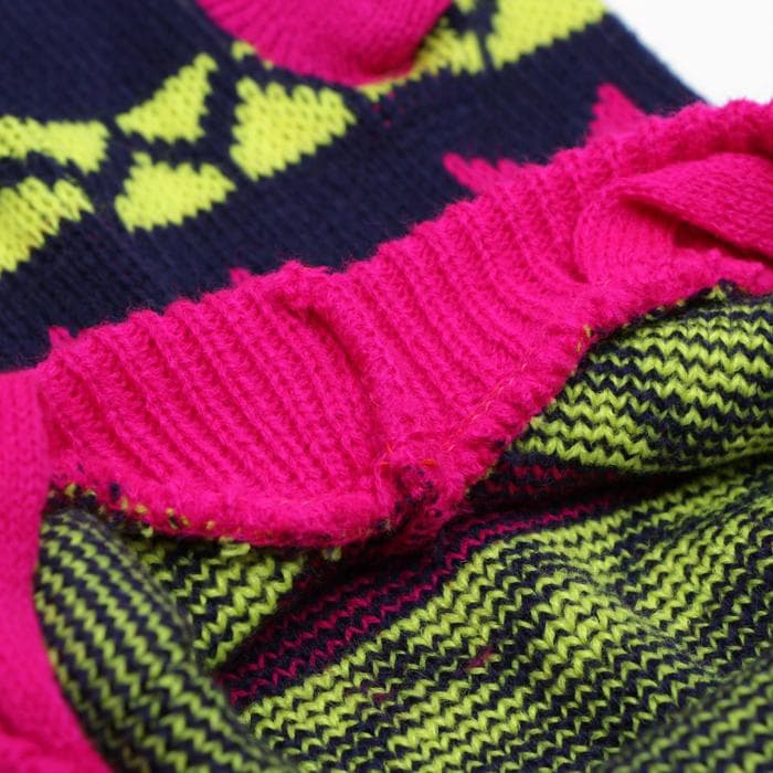 Свитер для животных, размер 18, ДС 50-65, ОШ 22-37, ОГ 38-53 см, расцветка МИКС