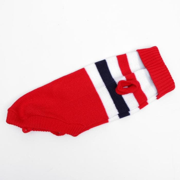 Свитер для животных, размер 18, ДС 50-65, ОШ 22-37, ОГ 38-53 см, расцветка МИКС