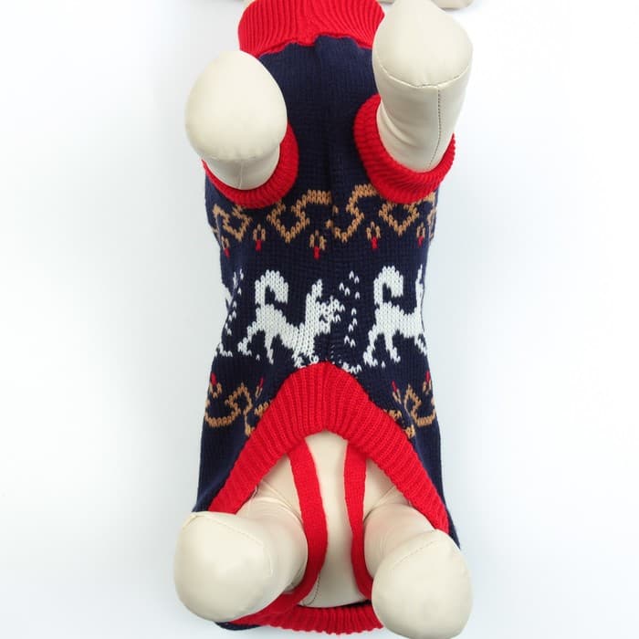 Свитер для животных, размер 18, ДС 50-65, ОШ 22-37, ОГ 38-53 см, расцветка МИКС