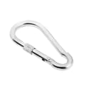 Карабин монтажный с фиксатором ТУНДРА krep, DIN5299D, 14×180 мм, оцинкованный