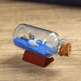 Фигурка «Сувенир в бутылке. Ракушки», 6×2.5×3.5 см, МИКС