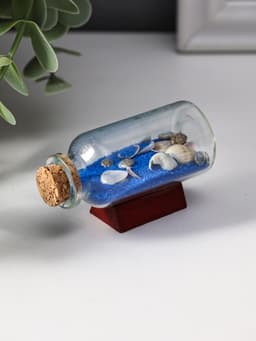 Фигурка «Сувенир в бутылке. Ракушки», 6×2.5×3.5 см, МИКС