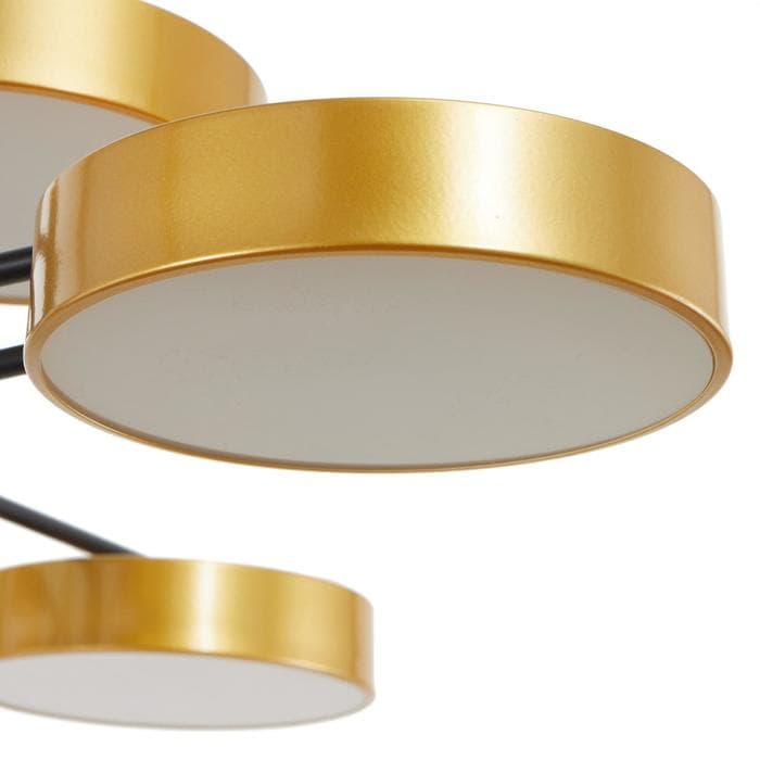 Светильник 35452/6 LED 144 Вт 3000-6000К черный-золото 112×96×22 см BayerLux