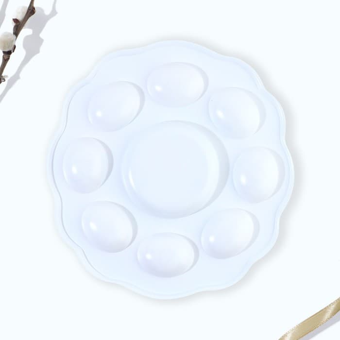 Подставка для яиц и кулича «Верба», на 8 яиц, d=25 см