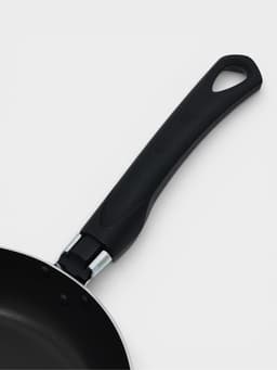 Сковорода Consul, d=24 см, пластиковая ручка, стеклянная крышка, антипригарное покрытие, алюминий, чёрная