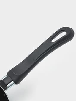 Сковорода Consul, d=24 см, пластиковая ручка, стеклянная крышка, антипригарное покрытие, алюминий, чёрная