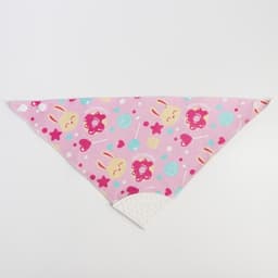 Нагрудник-бандана/слюнявчик для кормления M&B «Крутышка» непромокаемый с прорезывателем, на кнопке МИКС