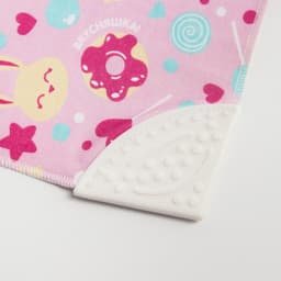 Нагрудник-бандана/слюнявчик для кормления M&B «Крутышка» непромокаемый с прорезывателем, на кнопке МИКС