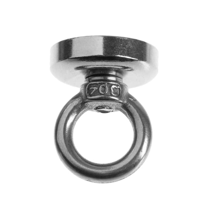 Магнит неодимовый Cartage с петлёй для авто, d=25 мм, сцепление 10 кг