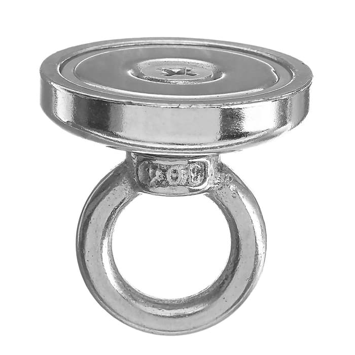 Магнит неодимовый Cartage с петлёй для авто, d=32 мм, сцепление 17 кг