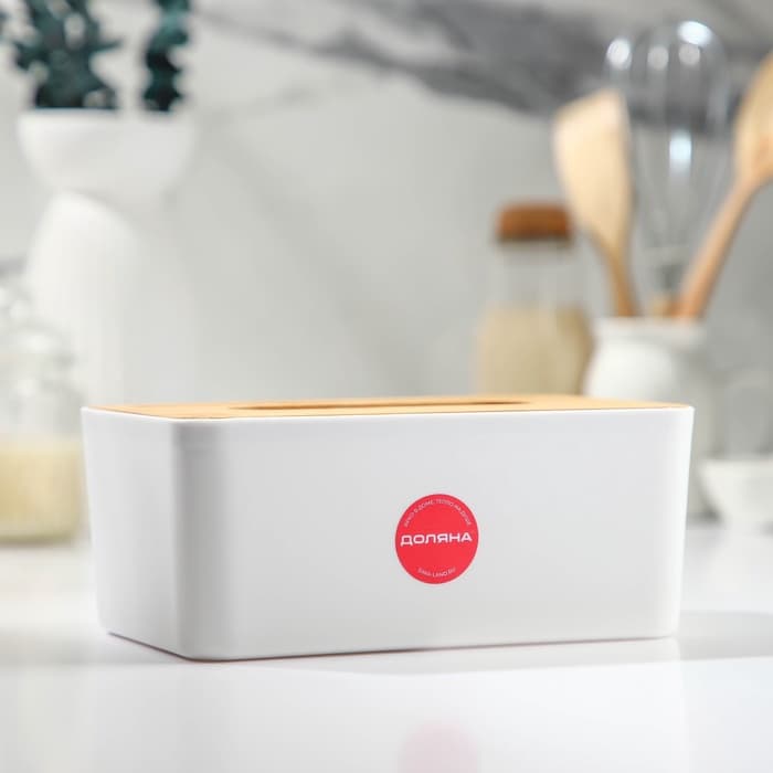 Салфетница Доляна «Мягкость», 19×13 см, пластик