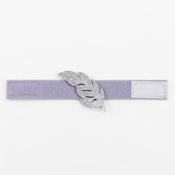 Кольцо для салфетки «Доляна» Silver feather, 4.8×6.5 см, фетр