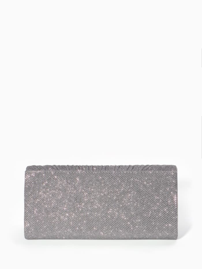 Сумка женская на магните, серебристая