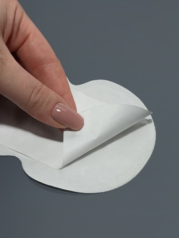 Набор защитных вкладышей для подмышек, самоклеящиеся, 6 пар, белый