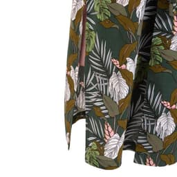 Комплект женский (халат, комбинация) KAFTAN, размер 40-42, зелёный, розовый