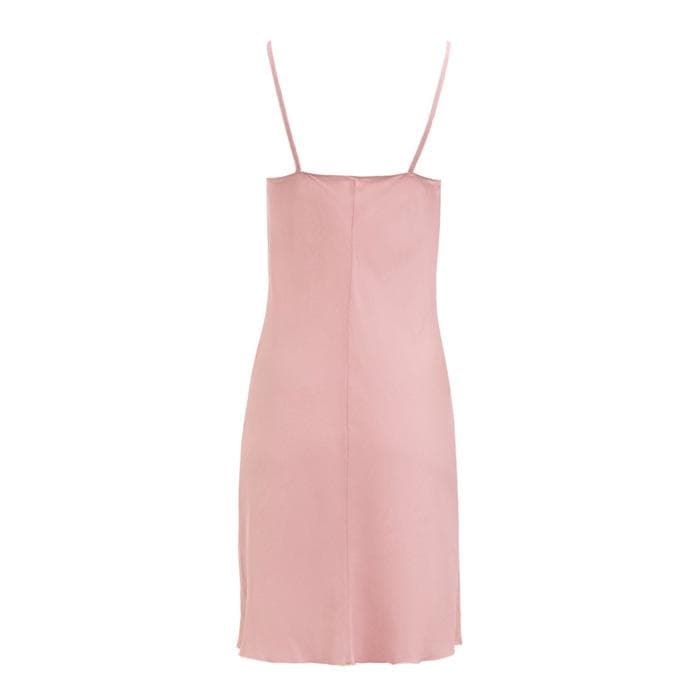 Комплект женский (халат, комбинация) KAFTAN, размер 40-42, зелёный, розовый