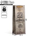 Пакет подарочный под бутылку, упаковка, «С 23 февраля», 35×13×10 см