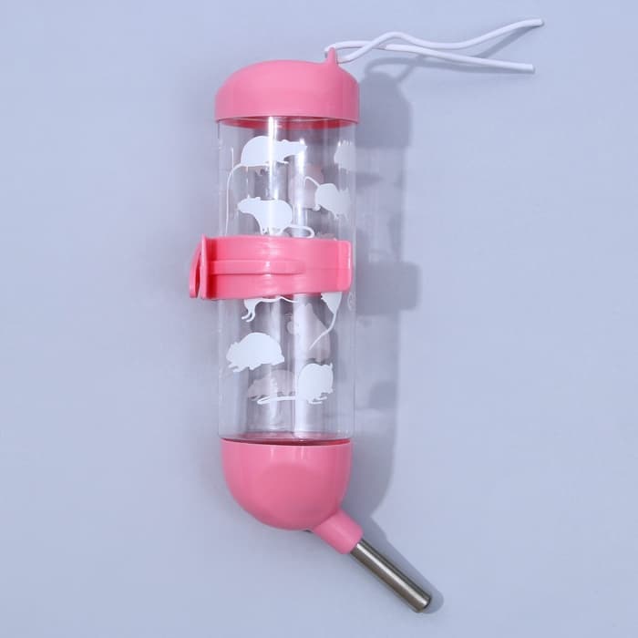 Поилка для грызунов 125 мл, 12.5×4.5 см, МИКС