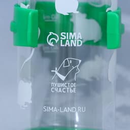 Поилка для грызунов 125 мл, 12.5×4.5 см, МИКС