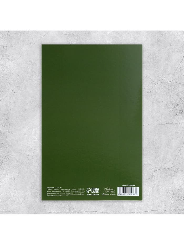 Открытка «23 Февраля», 12×18 см